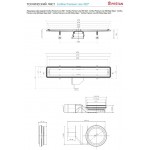 Трап душевой Pestan Confluo Premium White Glass Line